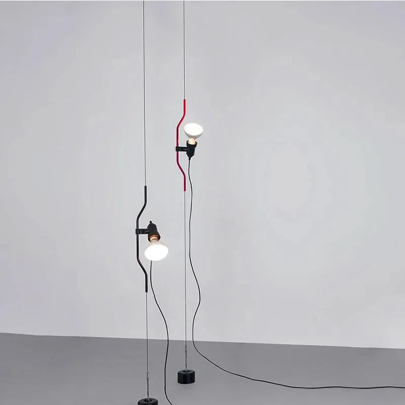 Axyaa Modern Adjustable LED Chandelier for Living Room, Bedroom, Hotel - Decorative Corner Lamp