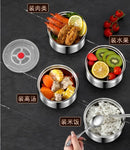 Axyaa 316 Stainless Steel Insulated Bento Lunch Box, 4-Layer Anti-Overflow Design