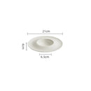 Axyaa Ceramic Dinner Plate Set for Restaurant and Home - Solid Color Tableware