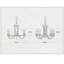 Axyaa Chrome Metal Designer Pendant Light for Living Room, Dining Room, Bedroom