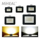 Axyaa LED Industrial Floodlight 10W-100W IP68 for Factory Workshop and Garage