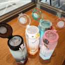 Axyaa 700ml Gradient Tea Filter Water Bottle - Portable & Cute for Girls
