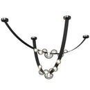 Axyaa Leather Chandelier Pendant Light for Kitchen Dining Living Room