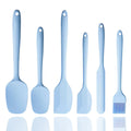 Axyaa Silicone Spatula Set with Stainless Steel Core - 6Pcs Heat Resistant Kitchen Utensils