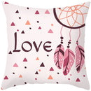 Axyaa Feather Dream Catcher Pillowcase - Nordic Color Sofa Cushion Cover
