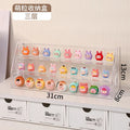 Axyaa Mini Food Toy Display Shelf Acrylic Storage Box Transparent Organizer