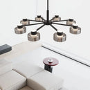 Axyaa Glass Pendant Light for Modern Living Room, Dining, and Bedroom