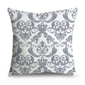 Axyaa Gray Lumbar Pillows - 45X45CM Damask Geometry Floral Stripes Plaids Print