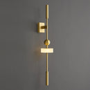 Axyaa Brass Wall Light with White Acrylic Shade - Stylish & Versatile Lighting Option