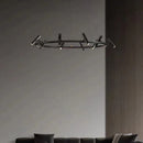 Axyaa Modern LED Pendant Chandeliers for Home, Living Room & Dining Room Lighting