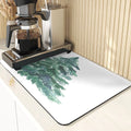 Axyaa Christmas Tree Printed Kitchen Drying Mat