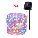 Axyaa Solar LED Fairy String Lights for Outdoor Garden Decoration