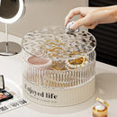 Axyaa Jewelry Box Organizer | Multi-layer Rotating Storage for Earrings & Necklaces