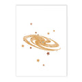 Axyaa Boho Sun Star Rainbow Canvas Painting Rocket Poster Nursery Print Wall Art