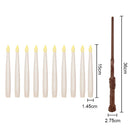 Axyaa Flameless Flicker LED Candles with Remote Control - Set of 10/20