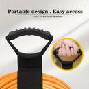 Axyaa Cord Holder Strap - Heavy Duty Organizer with Handle and Hook Loop