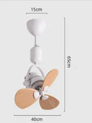 Axyaa 16 Inch Mini Dual Purpose Ceiling Fan for Living Room and Bar