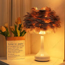 Axyaa LED Feather Lamp USB Night Light Ambient Lighting