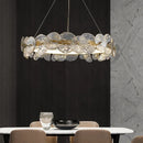 Axyaa Nordic Luxury Glass LED Chandelier for Home Interior Lighting