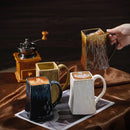 Axyaa Retro Ceramic Coffee Mug, Large Capacity Water Cup, for Home and Decor