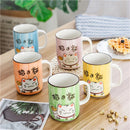 Axya Lucky Cat Ceramic Mug 400ML - Home Office Drinkware Tea Cup
