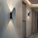 Axyaa Oval 6W LED Wall Lights, Aluminum Surface Mounted for Indoor & Outdoor, IP65 Waterproof