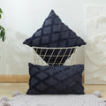 Axyaa Boho Plush Faux Wool Pillow Covers for Luxe Sofa Decor