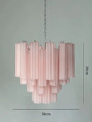 Axyaa Glass Chandelier Ceiling Pendant: Classic Luxury Kitchen Living Room Lighting