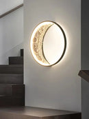 Axyaa Moon LED Wall Light - Modern LED Wall Lamp for Living Room, Bedroom, and Corridor