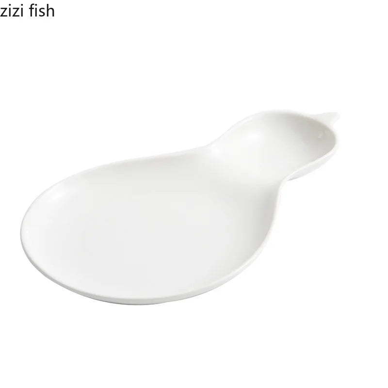 Axya Irregular Ceramic Dinner Plate Set Creative Design Specialty Tableware