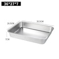 Axyaa Stainless Steel Food Tray for Kitchen Organization and Serving