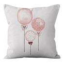 Axyaa Geometric Letters Print Sofa Cushion Cover Home Decor Party Bedding