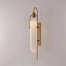 Axyaa Glass LED Wall Lamp Modern Minimalist Luxury Black/Gold Room Decor