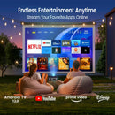 Axyaa 4K Android 12 8K Video Projector 35000 Lumens Home Theater Auto Focus Keystone