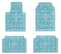 Axyaa Bohemian Style Car Foot Mat Home Rug Set Anti-slip American Retro Rugs