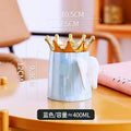 Axyaa Angel Wings Ceramic Mug with Gold Handle - White, 380ml