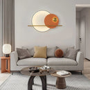 Axyaa Scandinavian Designer Bedside Wall Lamp Luxe Mural for Modern Living Room.