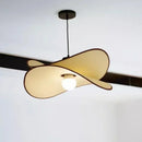 Axyaa French Vintage Potato Chip Fabric LED Pendant Chandelier