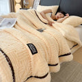 Axyaa Glade Fleece Autumn Winter Blanket - Soft, Warm, and Fluffy