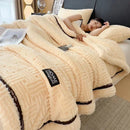 Axyaa Glade Fleece Autumn Winter Blanket - Soft, Warm, and Fluffy