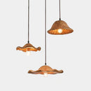 Axyaa Lotus Leaf Brown Pendant Light for Home, Coffee Shop & Restaurant Decor