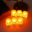 Axyaa Halloween LED Pumpkin Candle Light Skull Ghost Festival Decor