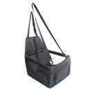 Axyaa Pet Car Seat Basket for Dogs & Cats - Breathable & Waterproof Seat with Safety Features