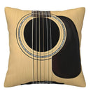 Axyaa Guitar-Theme Decorative Pillow Covers for Sofa, Bedroom, Car - Pattern Cushion Cover
