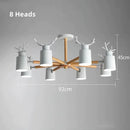 Axyaa Colorful Deer Shape Ceiling Light for Dining Room