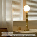 Axyaa Medieval Copper Wall Lamp LED Gold Lustre Vintage Bedroom Living Room