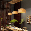 Axyaa Rattan Bamboo Pendant Light for Dinning Room Chandelier and Kitchen Lighting