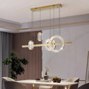 Axyaa Crystal Chandelier Indoor Ceiling LED Lighting for Living Room