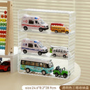 Axyaa Acrylic Toy Car Display Stand Multi-Layer Storage Box for Hot Wheels