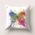 Butterfly Print Decorative Cushion Cover 45X45CM Sofa Polyester Pillow Case for Home Decor